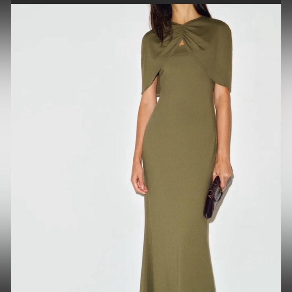 Reformation Jayden Knit Dress grove